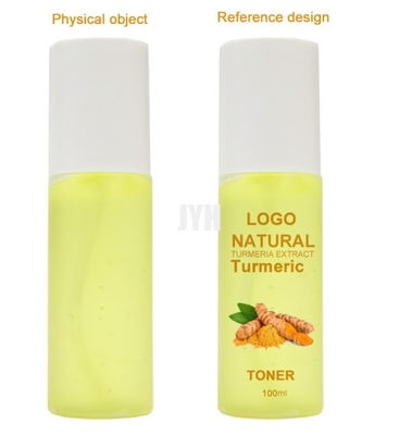 100ml Gezichtsmake-up Huidverzorging Toner Hydraterende Verhelderende Kurkuma Toner