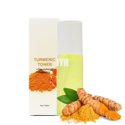 100ml Gezichtsmake-up Huidverzorging Toner Hydraterende Verhelderende Kurkuma Toner