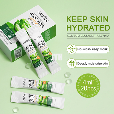 Blad Koreaan die van het schoonheids het Gezichtsmasker Bevochtigend Aloë Vera Skin Care Mask witten