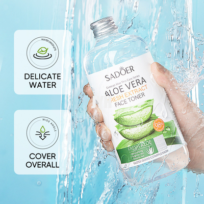 500ml natuurlijke van de de Huidzorg van Aloëvera gel toner essence face Gezichtstoner