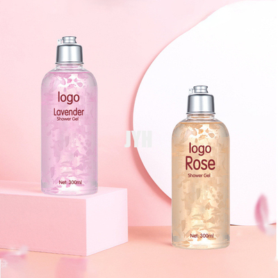 300 ml OEM huidverzorgingsproducten Petal Parfum Reinigingsmiddel Vochtinbrengend Douchegel