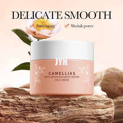 OEM huidverzorgingsproducten zonder geur Camellia Flower Anti-oxidant Moisturizing Repair Face Cream