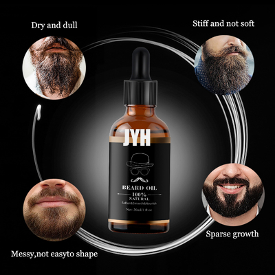 100% natuurlijke versterkt baardgroei conditioner olie met organische arganolie