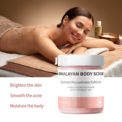 280G Natuurlijke Himalaya Zout Body Scrub Voedend En Hydraterend Exfoliating Scrub
