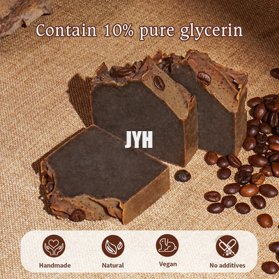 80 g/pcs Koffie Gezicht Zeep Koudproces Fruit Geurige Handzeep
